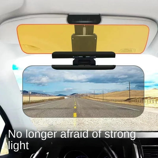 2 in 1 Anti-Glare Night Vision and Sun Visor for Cars, Vans, SUVs